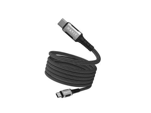 Kabel magnetyczny Havit Typ C-Typ C CB6297 czarny Kabel magnetyczny Havit Typ C-Typ C CB6297 czarny