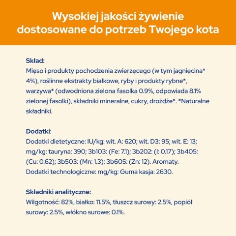 Karma Cat Chow z jagnięciną i zieloną fasolką10x85g