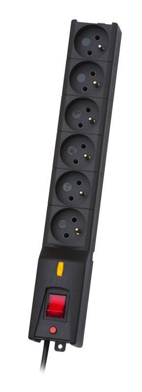 Listwa zasilająca LESTAR LX 610 5m Czarny LX610_5_BLACK