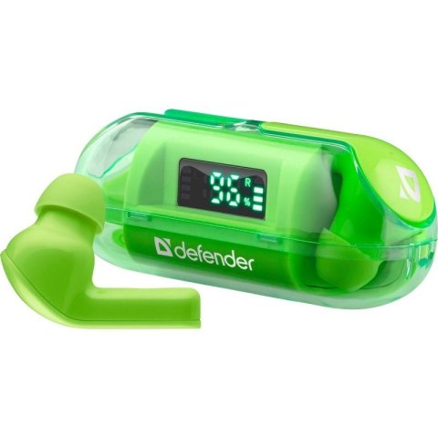 DEFENDER SŁUCHAWKI BLUETOOTH TWINS 916 ZIELONE DEFENDER SŁUCHAWKI BLUETOOTH TWINS 916 ZIELONE