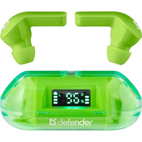 DEFENDER SŁUCHAWKI BLUETOOTH TWINS 916 ZIELONE DEFENDER SŁUCHAWKI BLUETOOTH TWINS 916 ZIELONE