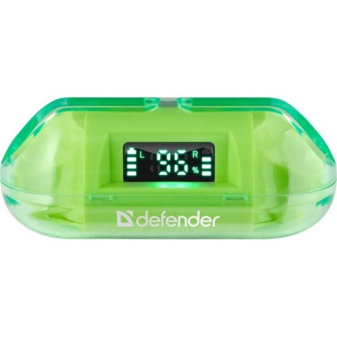 DEFENDER SŁUCHAWKI BLUETOOTH TWINS 916 ZIELONE DEFENDER SŁUCHAWKI BLUETOOTH TWINS 916 ZIELONE