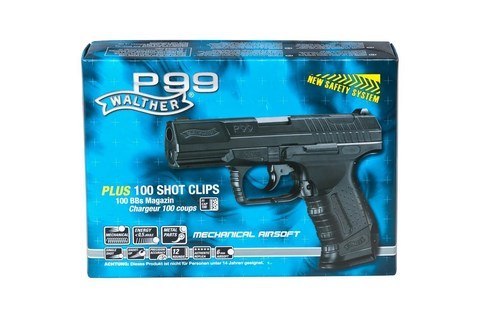 Pistolet ASG Walther P99 sprężynowy czarny Pistolet ASG Walther P99 sprężynowy czarny