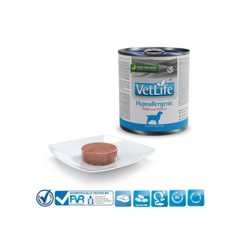 FARMINA VET LIFE NATURAL DIET DOG HYPOALLERGENIC PORK&POTATO 300g FARMINA VET LIFE NATURAL DIET DOG HYPOALLERGENIC PORK&POTATO 300g