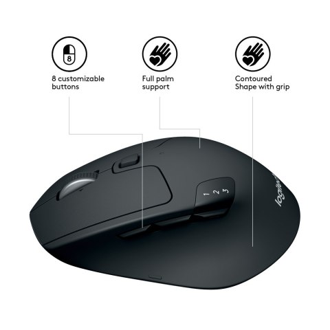 Mysz Logitech M720 TRIATHLON 910-004791 (optyczna; 1000 DPI; kolor czarny) Mysz Logitech M720 TRIATHLON 910-004791 (optyczna; 1000 DPI; kolor czarny)