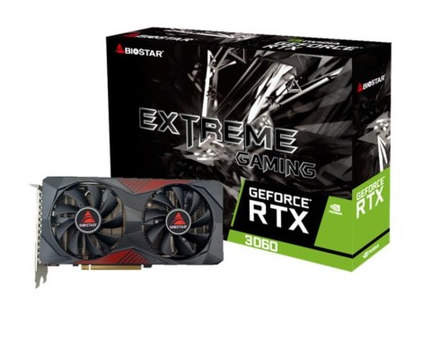 Karta graficzna BIOSTAR RTX 3060 12GB Karta graficzna BIOSTAR RTX 3060 12GB