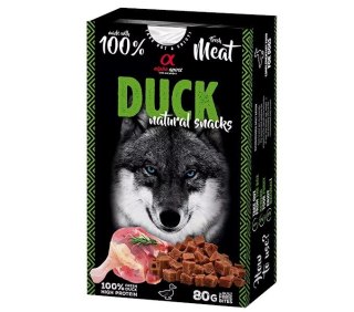 Alpha Spirit Naturals przysmak dla psa kaczka 80g