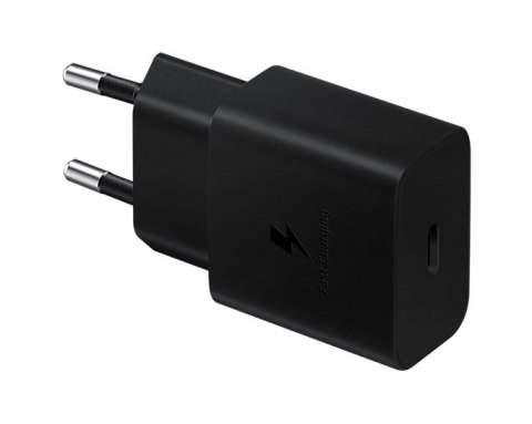 Samsung Power Adapter 15W USB-C Fast Charge (without cable); Black Samsung Power Adapter 15W USB-C Fast Charge (without cable); Black