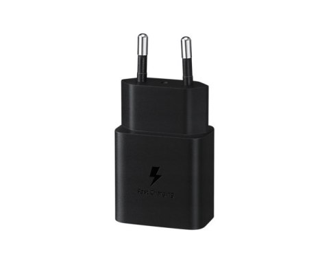 Samsung Power Adapter 15W USB-C Fast Charge (without cable); Black Samsung Power Adapter 15W USB-C Fast Charge (without cable); Black