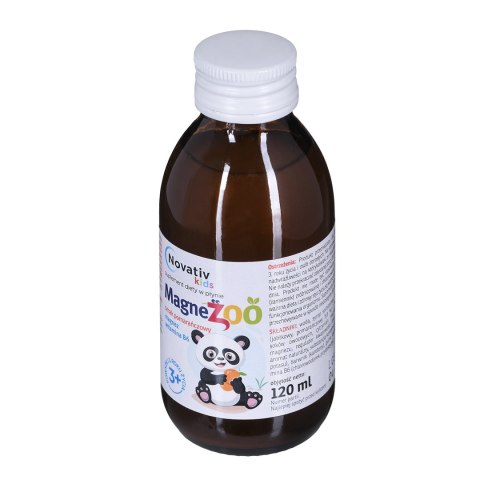 Novativ Kids Magnezoo płyn pomarańczowy 120ml
