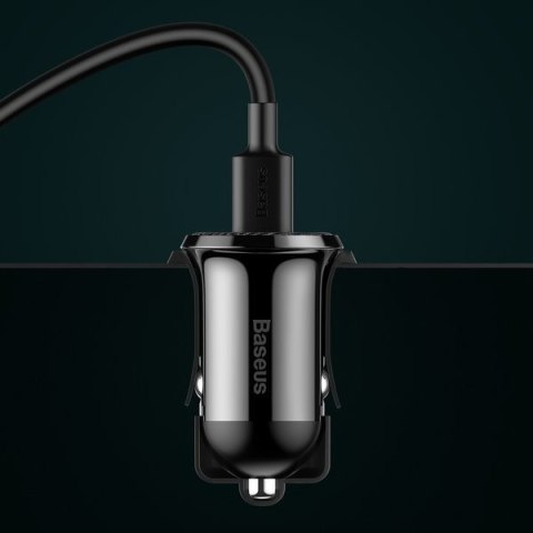 BASEUS ŁADOWARKA SAMOCHODOWA CCALLP-01 2XUSB 4.8A (CZARNA) BASEUS ŁADOWARKA SAMOCHODOWA CCALLP-01 2XUSB 4.8A (CZARNA)