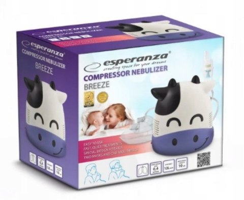 Inhalator kompresorowy Esperanza BREEZE ECN001 (kolor biały) Inhalator kompresorowy Esperanza BREEZE ECN001 (kolor biały)
