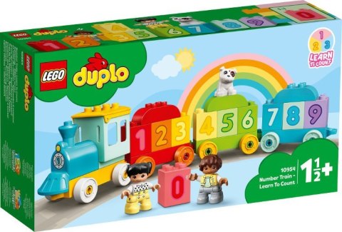 LEGO DUPLO 10954 Pociąg z cyferkami nauka liczenia LEGO DUPLO 10954 Pociąg z cyferkami nauka liczenia