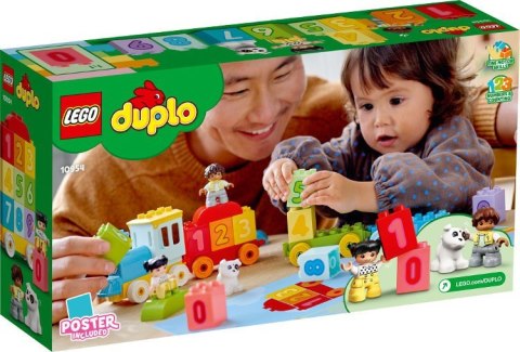 LEGO DUPLO 10954 Pociąg z cyferkami nauka liczenia LEGO DUPLO 10954 Pociąg z cyferkami nauka liczenia