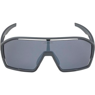 Okulary ALPINA BONFIRE kolor MIDNIGHT-GREY MATT szkło BLACK MIRROR Cat.3 FOGSTOP