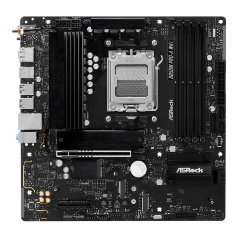 Płyta ASrock B850M Pro-A WiFi /AMD B850/DDR5/SATA3/M.2/USB3.1/WiFi/BT/PCIe5.0/AM5/mATX Płyta ASrock B850M Pro-A WiFi /AMD B850/DDR5/SATA3/M.2/USB3.1/WiFi/BT/PCIe5.0/AM5/mATX