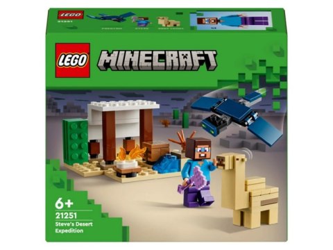LEGO 21251 MINECRAFT - Pustynna wyprawa Steve'a