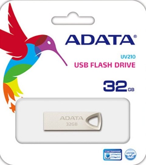 Pendrive A-DATA UV210 (32 GB /USB 2.0 /Srebrny ) Pendrive A-DATA UV210 (32 GB /USB 2.0 /Srebrny )