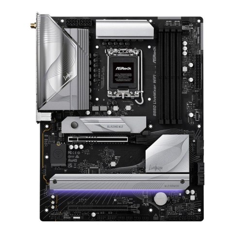Płyta ASRock B860 LiveMixer WiFi /B860/DDR5/SATA3/M.2/TB4/WiFi/BT/PCIe/5.0/s.1851/ATX Płyta ASRock B860 LiveMixer WiFi /B860/DDR5/SATA3/M.2/TB4/WiFi/BT/PCIe/5.0/s.1851/ATX