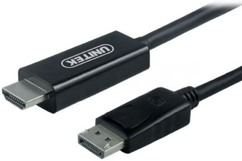 UNITEK Display Port - HDMI 1.8 m 1.8m /s1x DisplayPort (wtyk) 1x HDMI (wtyk) UNITEK Display Port - HDMI 1.8 m 1.8m /s1x DisplayPort (wtyk) 1x HDMI (wtyk)