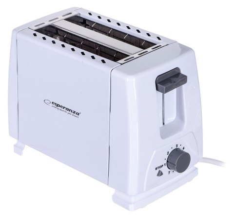 Toster Esperanza Caprese EKT001 (600W; kolor biały) Toster Esperanza Caprese EKT001 (600W; kolor biały)