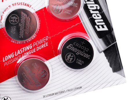 BATERIA ENERGIZER SPECJALISTYCZNA CR2032, 4 sztuki, 3V, ECO