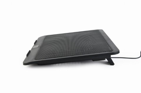 GEMBIRD PODSTAWKA CHŁODZĄCA POD NOTEBOOKA 15" 1X WENTYLATOR 12CM, PODŚWIETLENIE LED, NBS-1F15-04 GEMBIRD PODSTAWKA CHŁODZĄCA POD NOTEBOOKA 15" 1X WENTYLATOR 12CM, PODŚWIETLENIE LED, NBS-1F15-04