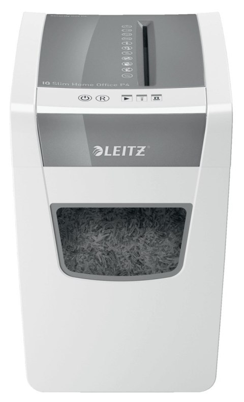 Leitz Niszczarka IQ Home Office Slim P4, 10 kartek, 23 l kosz Leitz Niszczarka IQ Home Office Slim P4, 10 kartek, 23 l kosz
