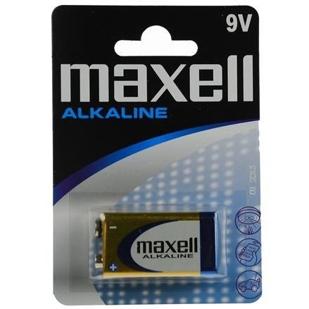 MAXELL Bateria alkaliczna 9V, 6LR61, 1 szt. MAXELL Bateria alkaliczna 9V, 6LR61, 1 szt.