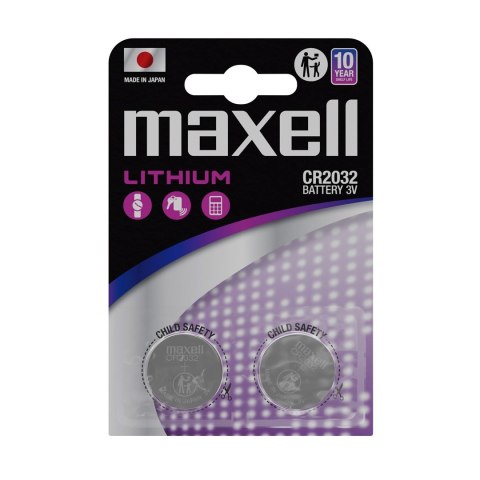 MAXELL CR2032 Bateria specjalistyczna 2 szt. MAXELL CR2032 Bateria specjalistyczna 2 szt.
