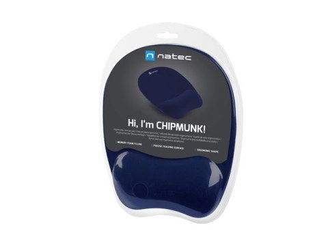 NATEC PODKŁADKA POD MYSZKĘ CHIPMUNK GRANATOWA 230X200MM MEMORY FOAM NATEC PODKŁADKA POD MYSZKĘ CHIPMUNK GRANATOWA 230X200MM MEMORY FOAM
