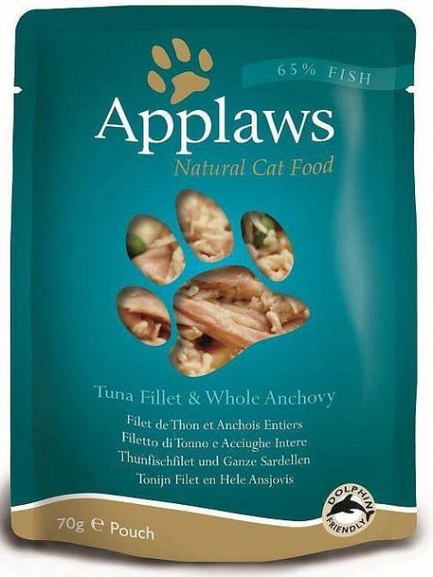 APPLAWS CAT Tuńczyk Anchois, wodorosty w rosole 70g APPLAWS CAT Tuńczyk Anchois, wodorosty w rosole 70g