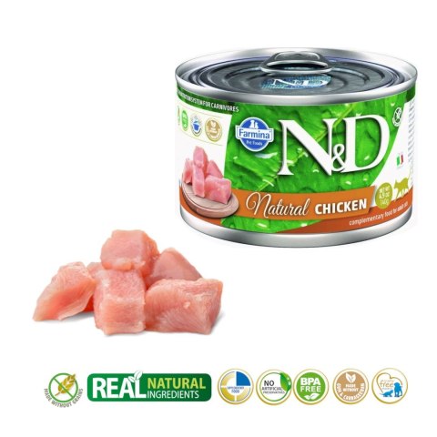 FARMINA N&D CAT NATURAL Kurczak 140g FARMINA N&D CAT NATURAL Kurczak 140g