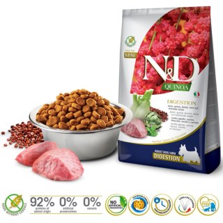 FARMINA N&D QUINOA DOG DIGESTION ADULT MINI 800g