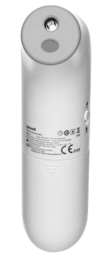 Termometr elektroniczny bezdotykowy do czoła YUWEL Termometr elektroniczny bezdotykowy do czoła YUWEL