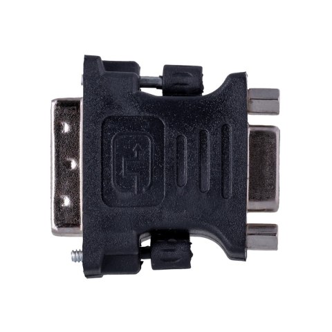 Adapter Lanberg AD-0012-BK (DVI-I (Dual link) M - D-Sub (VGA) F; kolor czarny) Adapter Lanberg AD-0012-BK (DVI-I (Dual link) M - D-Sub (VGA) F; kolor czarny)