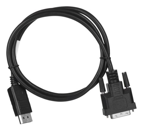 Kabel Lanberg CA-DPDV-10CU-0010-BK (DisplayPort M - DVI-D M; 1m; kolor czarny) Kabel Lanberg CA-DPDV-10CU-0010-BK (DisplayPort M - DVI-D M; 1m; kolor czarny)