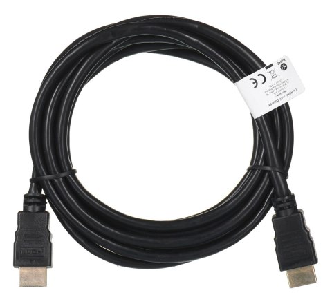 Kabel Lanberg CCS CA-HDMI-11CC-0030-BK (HDMI M - HDMI M; 3m; kolor czarny) Kabel Lanberg CCS CA-HDMI-11CC-0030-BK (HDMI M - HDMI M; 3m; kolor czarny)