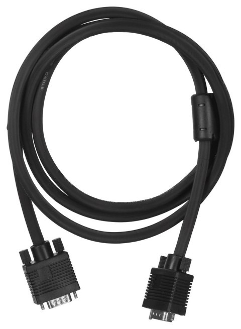 Kabel SAVIO CL-29 (D-Sub (VGA) M - D-Sub (VGA) M; 1,8m; kolor czarny) Kabel SAVIO CL-29 (D-Sub (VGA) M - D-Sub (VGA) M; 1,8m; kolor czarny)