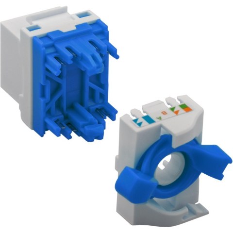 TECHLY SAMOZACISKOWY MODUŁ KEYSTONE RJ45 KAT.6A U/ TECHLY SAMOZACISKOWY MODUŁ KEYSTONE RJ45 KAT.6A U/