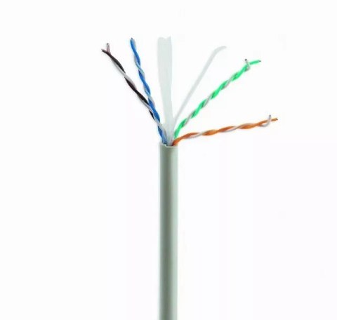 Kabel sieciowy GEMBIRD UPC-6004SE-SOL/100 (UTP; 100m; kat. 6; kolor szary) Kabel sieciowy GEMBIRD UPC-6004SE-SOL/100 (UTP; 100m; kat. 6; kolor szary)