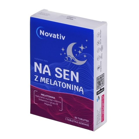 Novativ Na sen z melatoniną 30 tabletek
