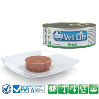 FARMINA Vet Life Natural Diet Cat Renal - mokra karma dla kota - 85g