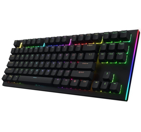 Klawiatura mechaniczna HATOR Gravity X TKL HTK550 czarna aluminiowa RGB Klawiatura mechaniczna HATOR Gravity X TKL HTK550 czarna aluminiowa RGB