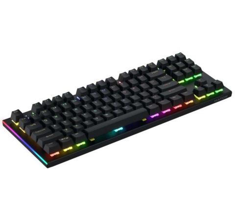 Klawiatura mechaniczna HATOR Gravity X TKL HTK550 czarna aluminiowa RGB Klawiatura mechaniczna HATOR Gravity X TKL HTK550 czarna aluminiowa RGB