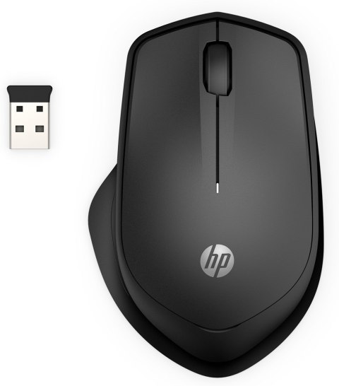 Mysz HP 280 Silent Wireless Mouse bezprzewodowa czarna 19U64AA Mysz HP 280 Silent Wireless Mouse bezprzewodowa czarna 19U64AA