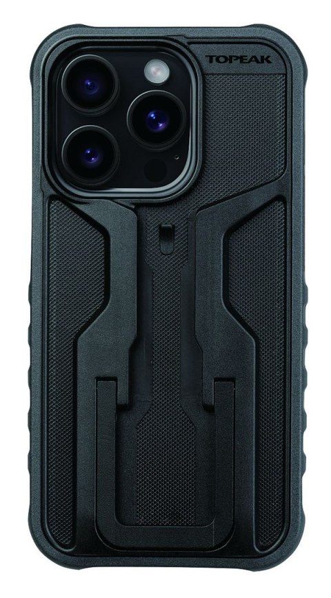 TOPEAK POKROWIEC RIDECASE FOR iPHONE 15 PRO BLACK/GRAY TOPEAK POKROWIEC RIDECASE FOR iPHONE 15 PRO BLACK/GRAY