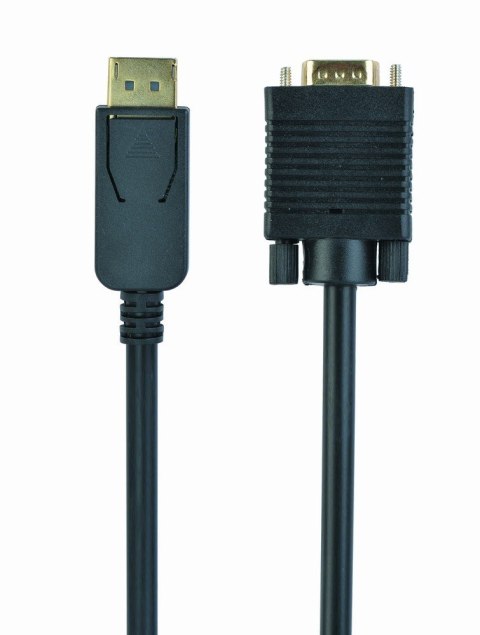 Kabel GEMBIRD CCP-DPM-VGAM-6 (D-Sub (VGA) M - DisplayPort M; 1,8m; kolor czarny) Kabel GEMBIRD CCP-DPM-VGAM-6 (D-Sub (VGA) M - DisplayPort M; 1,8m; kolor czarny)
