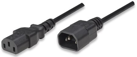 Kabel zasilający MANHATTAN C13 - C14 1.8m. 301152