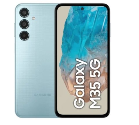 Smartphone SAMSUNG Galaxy M35 5G 6/128 GB Niebieski 128 GB Niebieski SM-M356BLBBEUE Smartphone SAMSUNG Galaxy M35 5G 6/128 GB Niebieski 128 GB Niebieski SM-M356BLBBEUE